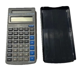 Texas Instruments TI-30X Calcolatrice Scientifica Solare - Grigio con Custodia Testata - Foto 1 di 4