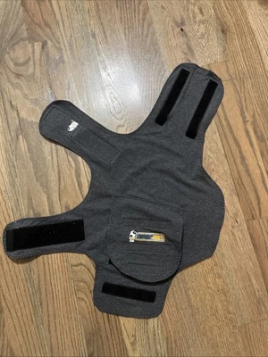 ThunderShirt Dog Anxiety Calming Vest Size S 15-25 lbs Gray Travel Storm - Image 1 of 3