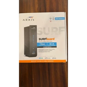 Arris SURFboard SBG7600AC2 DOCSIS 3.0 Wi-Fi Cable Modem Router - 1 Gbps - Picture 1 of 11