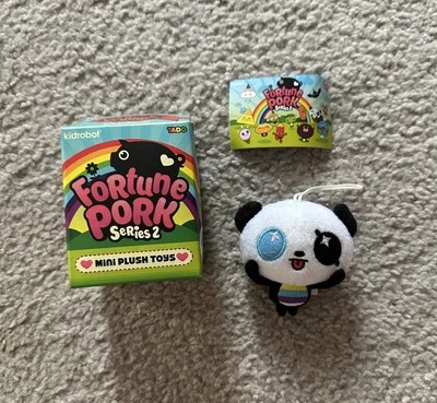 Kidrobot X Tado Fortune Pork Series 2 Choop Panda Bear Plush Designer 3" Art  - Image 1 of 4