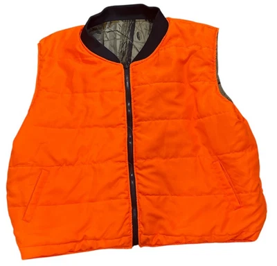 Colete camuflado e laranja reversível North American Hunting Club Realtree Hardwoods 2XL - Imagem 1 de 4