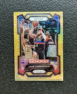 Prizm Monopoly Cade Cunningham Gold Shimmer SP 2023-24! #’d/500 *Pistones - Imagen 1 de 2