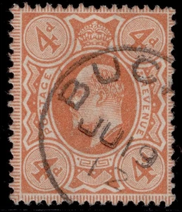 GB EDVII SG286 SPEC M27(1), 4d naranja brillante, BIEN USADO. Gato 15€. CDS - Imagen 1 de 1