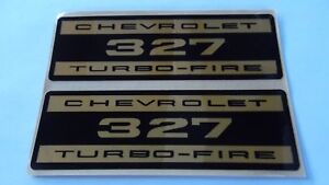 CHEVROLET 327 TURBO-FIRE VALVE COVER DECALS