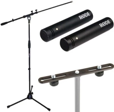 RØDE M5 MP Mikrofon Set + Mikrofonständer + Stereo Bar - Bild 1 von 4