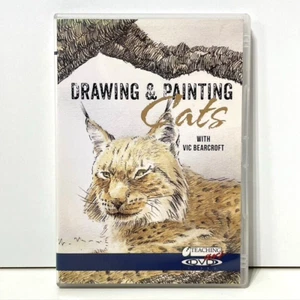 Katzen zeichnen & malen DVD mit Vic Bearcroft Lernen, ein Wildtierkünstler zu werden - Bild 1 von 4