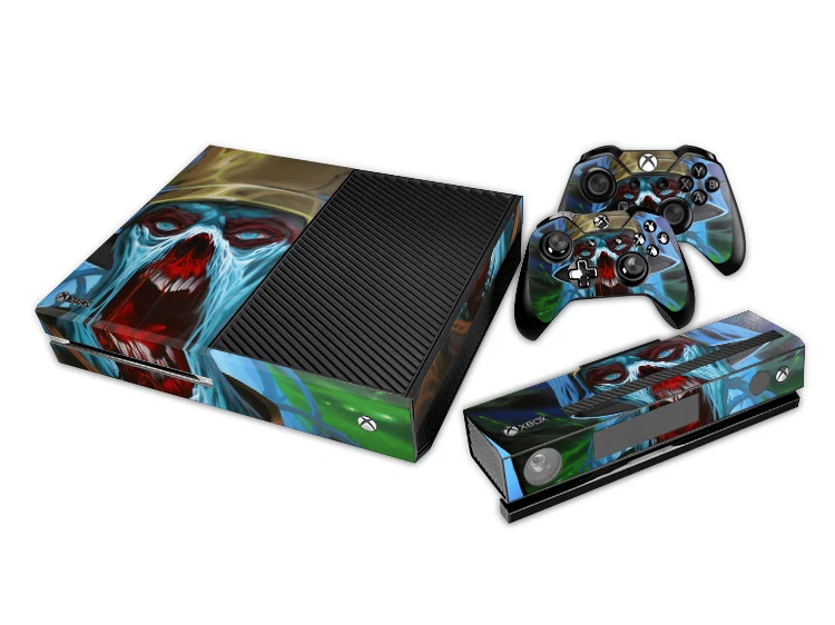 Xbox One Skin Design Foils Sticker Screen Protector Set - Zombie Trooper Motif - Image 1 of 1