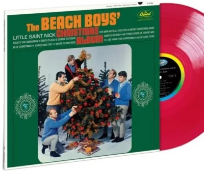 #0293 RED VINYL BEACH BOYS LIMITED EDITION CHRISTMAS ALBUM SEALED LOW NUMBER - Image 1 of 4