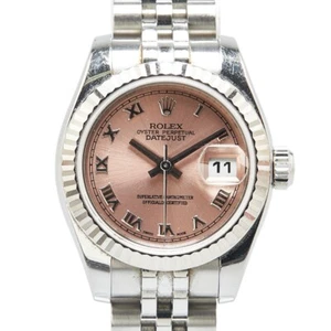 ROLEX Datejust Watches 179174 Mechanical Automatic pink dial Women 【Used】 - Picture 1 of 9