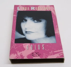 Linda Ronstadt Adios / Try Me Again 94-6493 Kassettensingle Elektra 1989 - Bild 1 von 7