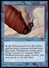 MTG magic cards 4x x4 Light Play, English Gliding Licid Stronghold