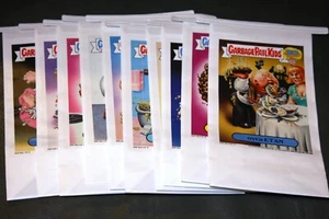 2015 GARBAGE PAIL KIDS GPK 30TH ANNIVERSARY BARF BAG SET 10/10 ULTRA RARE SET - Picture 1 of 3