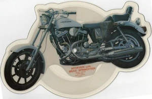 BRUCE SPRINGSTEEN Interview with Bruce Springsteen PD motorcycle shape PL 61 - Picture 1 of 2