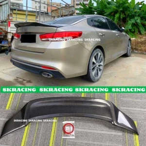 For 2016-2019 Kia Optima Real Carbon Fiber Rear Tail Trunk Lip Spoiler Wing - Bild 1 von 11