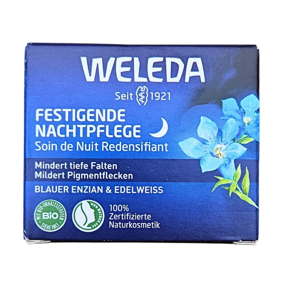 WELEDA festigende Nachtpflege Blauer Enzian & Edelweiß - 40ml - Bild 1 von 1