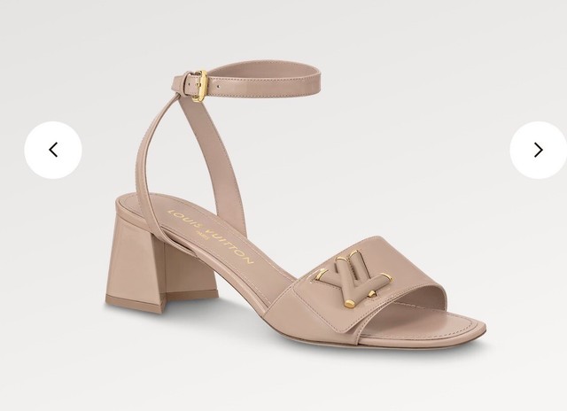 lv two strap sandals