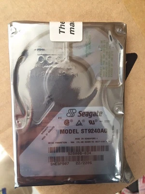 *New* Seagate (ST9240AG) 216MB, 4200RPM, 2.5" IDE Internal Hard Drive - Image 1 of 2