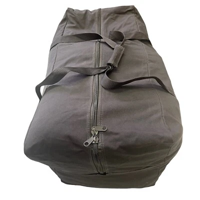 Heavy Duty Canvas Duffle Bag 100L Grey 80x35x35cm - image 1 of 4
