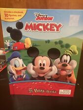 Disney Junior Mickey Mouse Clubhouse My Busy Books Figurines Playmat Story New