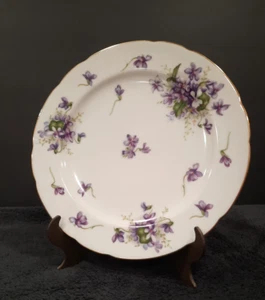 ❤ Rossetti SPRING VIOLETS Salad Plate 7.75" Occupied Japan Discontinued - Picture 1 of 7