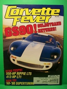 Corvette Fever ~ May 1995 ~ GS90! Guldstand Returns - Imagen 1 de 3