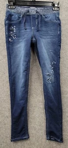 So Girls Jegging Jeans Size 10 Jeweled Distressed - Picture 1 of 10