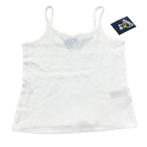 Art Class Girls Size M 7/8 Tank Top Lightly Ribbed White - Picture 1 of 8