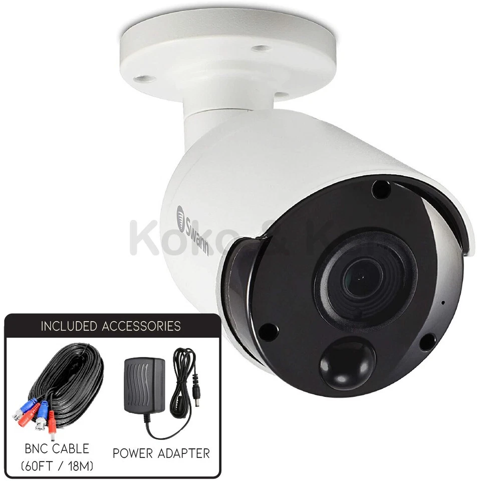 Swann 5MP Super HD Thermal Sensing Bullet Security Camera PRO-5MPMSB - Image 1 of 1