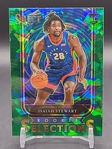 Isaiah Stewart - 2020 Select NBA - Rookie Selections #27 - Green Ice - Rookie RC - Picture 1 of 2