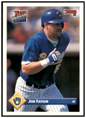 1993 Donruss #341 Jim Tatum NM - Image 1 of 2