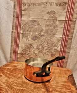 French Matfer Copper Saucepan 16cm-6.25 inch diameter, 2.2mm @ rim 2.75lb - Picture 1 of 7