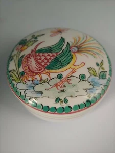 ANFORA AGUEDA TRINKET PORCELAIN BOX MADE IN PORTUGAL CIRCA 1970 - Picture 1 of 8