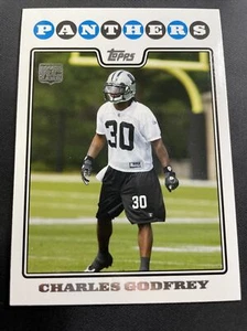 Charles Godfrey RC Carolina Panthers Topps #438 NFL Football Trading Card - Bild 1 von 3