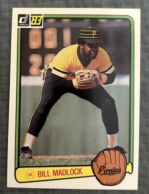 Bill Madlock Vintage Donruss 1983 Pittsburgh Pirates - Image 1 of 4