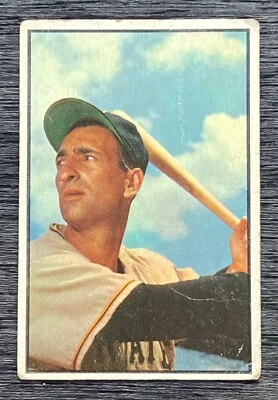 1953 Bowman Color card #160 - Cal Abrams - See Photos and Description - Image 1 of 2