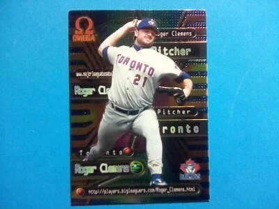1998 Pacific Omega #19 Online Roger Clemens Toronto Blue Jays Pitcher - Image 1 of 2