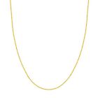 1.25mm Singapore Twisted Sparkle Chain Necklace Real 14k Yellow Gold 