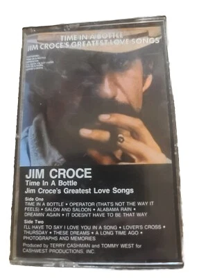 Jim Croce-Time In A Bottle/Greatest Love Songs-1985 Cassette Atlantic USA - Image 1 of 4