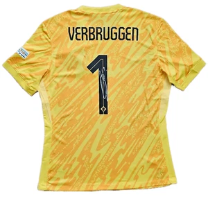 Bart Verbruggen 1 Holland Euro 2024 - Match Issued Shirt Signed | Youngest GK - Picture 1 of 13