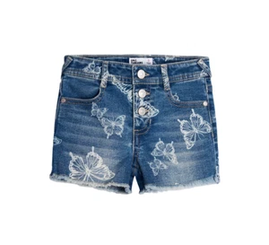 Pantalones Cortos Denim Epic Threads Niñas Pequeñas Estampado Completo Lavado Mediano Talla 5 5280 - Imagen 1 de 2