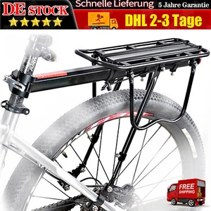 Fahrrad Gepäckträger MTB Alu Schnellspanner Schwerlast 60kg für 26/27.5/29" DE - Bild 1 von 13
