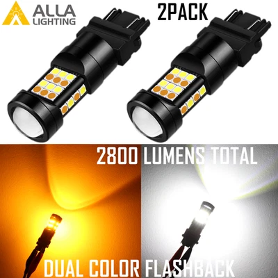 LED 2 Color Switchback Front Turn Signal Light Bulb For 2011-2014 Chrysler 200 - Image 1 of 4