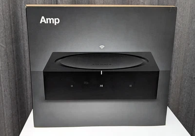 Sonos AMP 250W 2.1-Ch Amplifier AMPG1JP1BLK Black 100-240V Brand NEW Sealed - Image 1 of 4