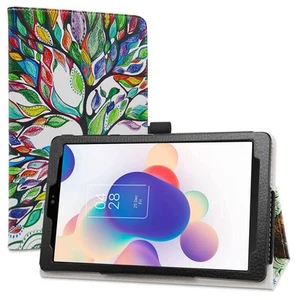 with PU Leather Slim Folding Stand Cover for 8 TCL Tab 8 SE 6048E  TCL TAB 8 LE - Picture 1 of 7