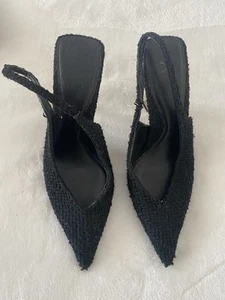 Zara Slingback Heels 39 - Picture 1 of 3