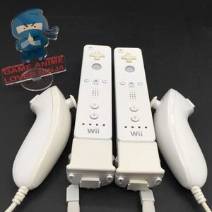 Nintendo Wii Remote Controller Motion Plus Nunchuck Original Zubehör Hersteller Offiziell 4 Stück Getestet - Bild 1 von 16
