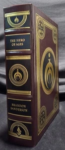 SIGNED 3rd Printing Brandon Sanderson Mistborn The Hero of Ages Leatherbound - Picture 1 of 5