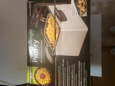 Fritadeira Presto aço inoxidável Pro Fryer nova caixa aberta - Imagem 1 de 4