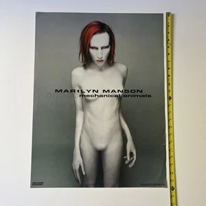 Marilyn Manson - Mechanical Animals Promo Poster Vintage Y2K - Picture 1 of 11