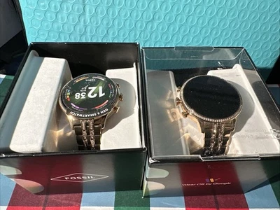 Fossil Gen 6 42mm Case with Link Band Smart Watch-  Gold Ftw6077 - Image 1 of 4